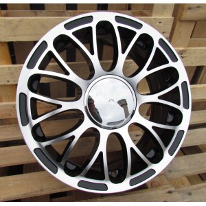 R15x6  4X98  ET  35  58.1  LU392  Black Polished (MB)  For FIAT  (P1)