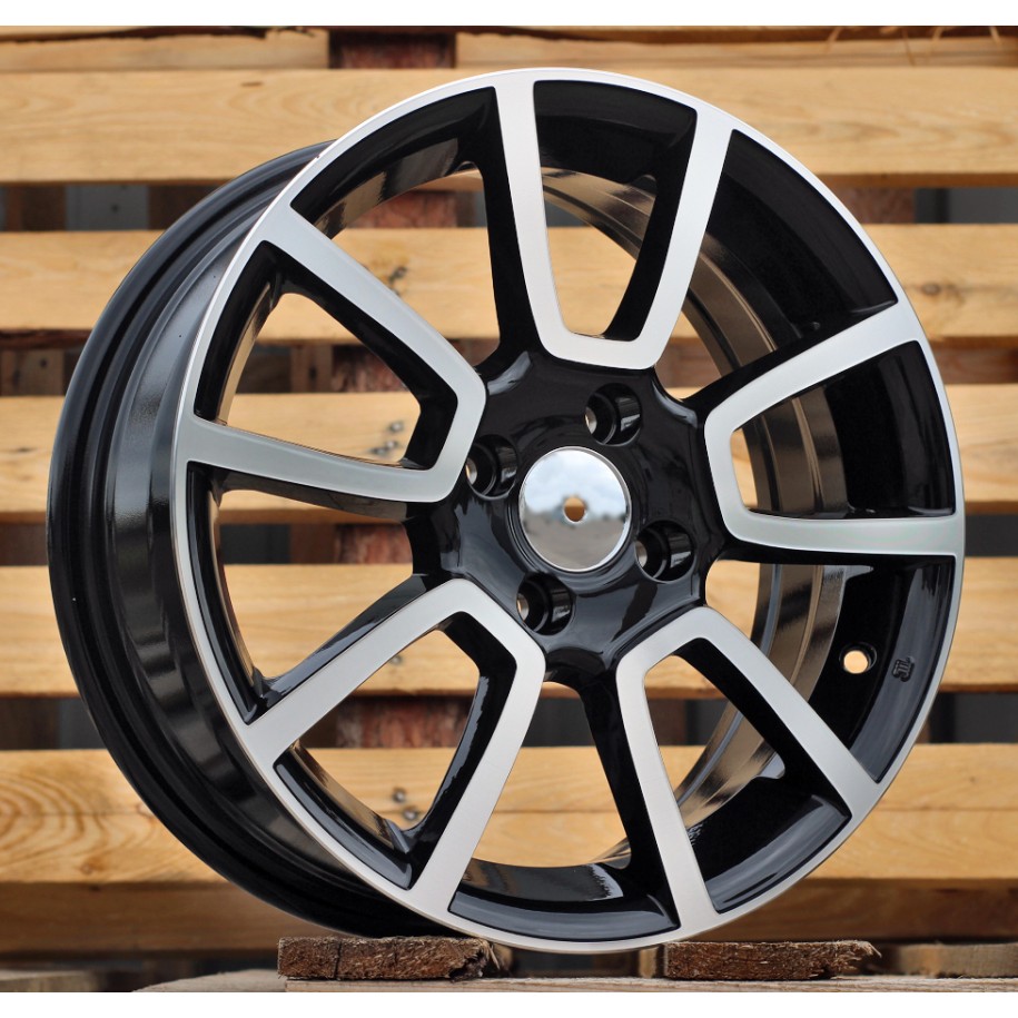 R15x6  4X98  ET  35  58.1  BK746  Black Polished (MB)  For FIAT  (R+P)