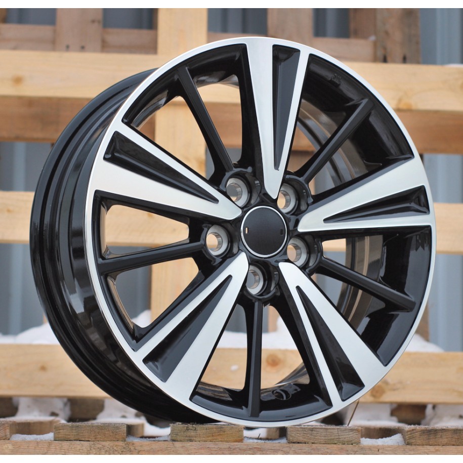 R15x6  5X100  ET  40  54.1  I5449  Black Polished (MB)  For TOYOT  (Z6)