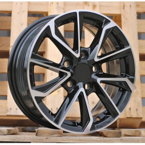 R15x6  5X114.3  ET  40  54.1  I5340  Black Polished (MB)  For TOYOT  (Z5)