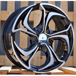 R15x6.5  4X108  ET  22  65.1  BY980  (LU1235)  Black Polished (MB)  For RACIN  (P1)