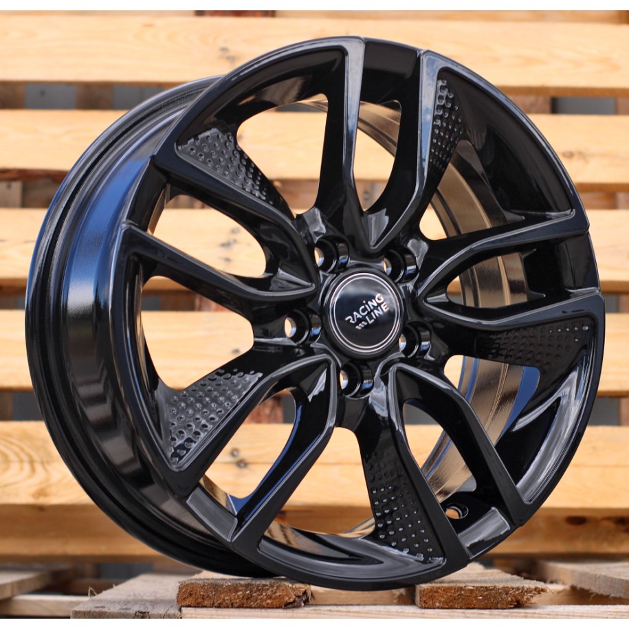 R15x6.5  5X100  ET  40  57.1  B5087  Black (BL)  For RACIN  (L5)