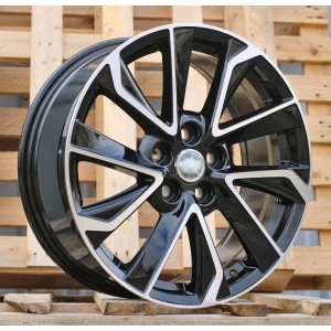 R15x6.5  5X100  ET  40  54.1  B5463  Black Polished (MB)  For TOYOT  (K2)