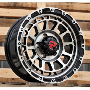 R15x7  5X114.3  ET  10  73.1  H1046  Black Polished (MB)  For 4X4  (P2)