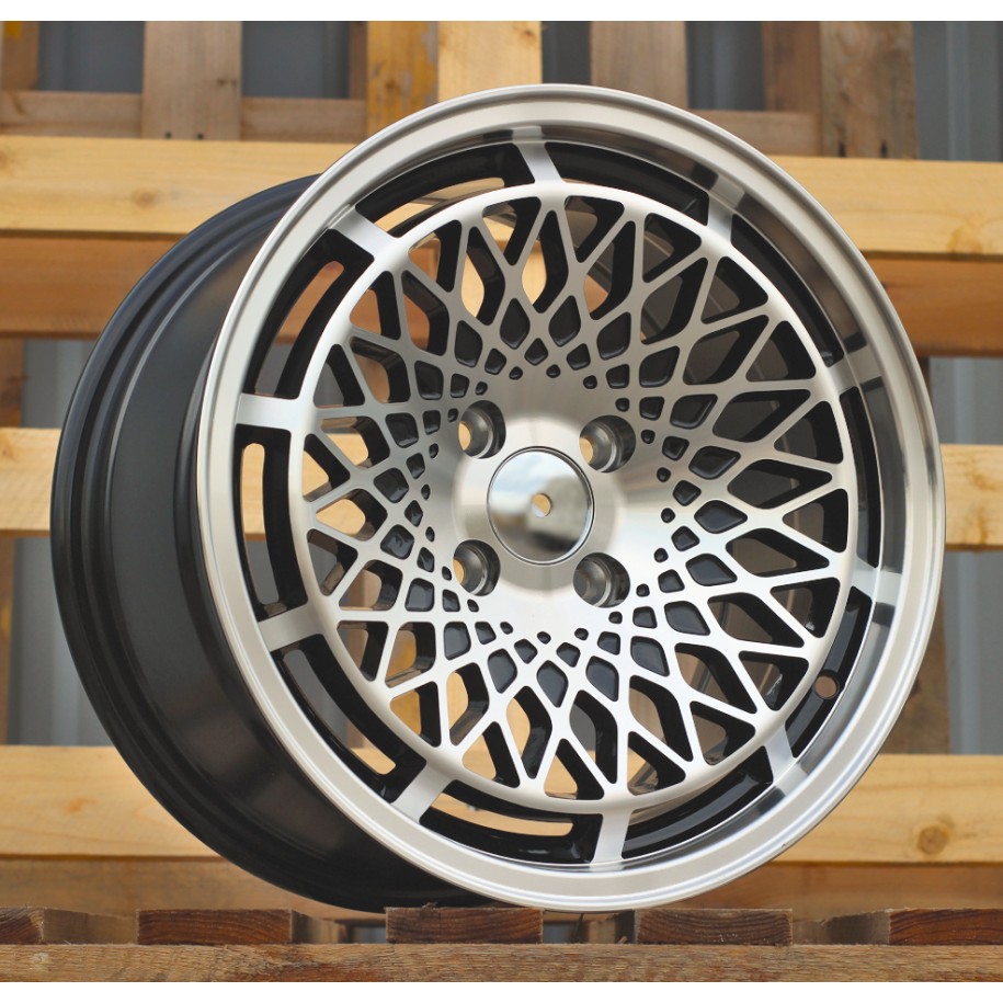 R15x8  4X100  ET  25  73.1  LU519  Black Polished (MB)  For RACIN  (P1)