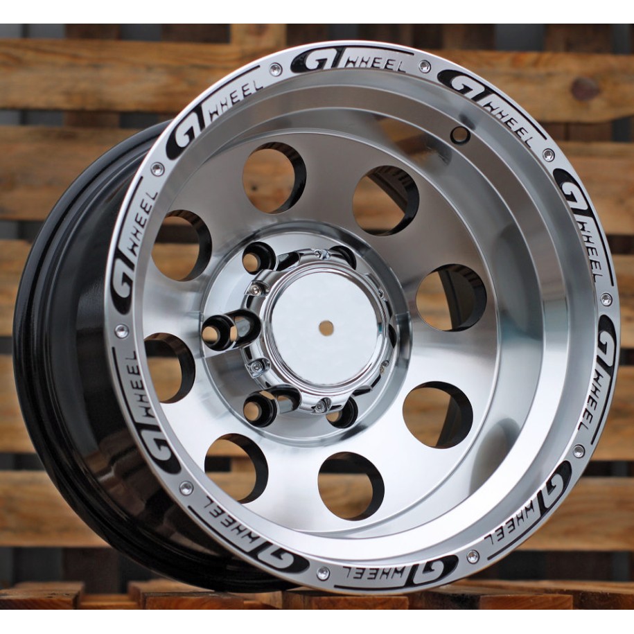 R15x8  5X114.3  ET  0  83.1  BY531  Black Polished (MB)  For 4X4  (Z1)
