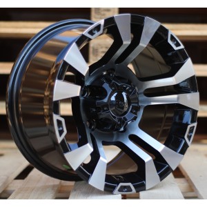 R15x8  5X139.7  ET  M13  110.1  BK859  Black Polished (MB)  For 4X4  (R)