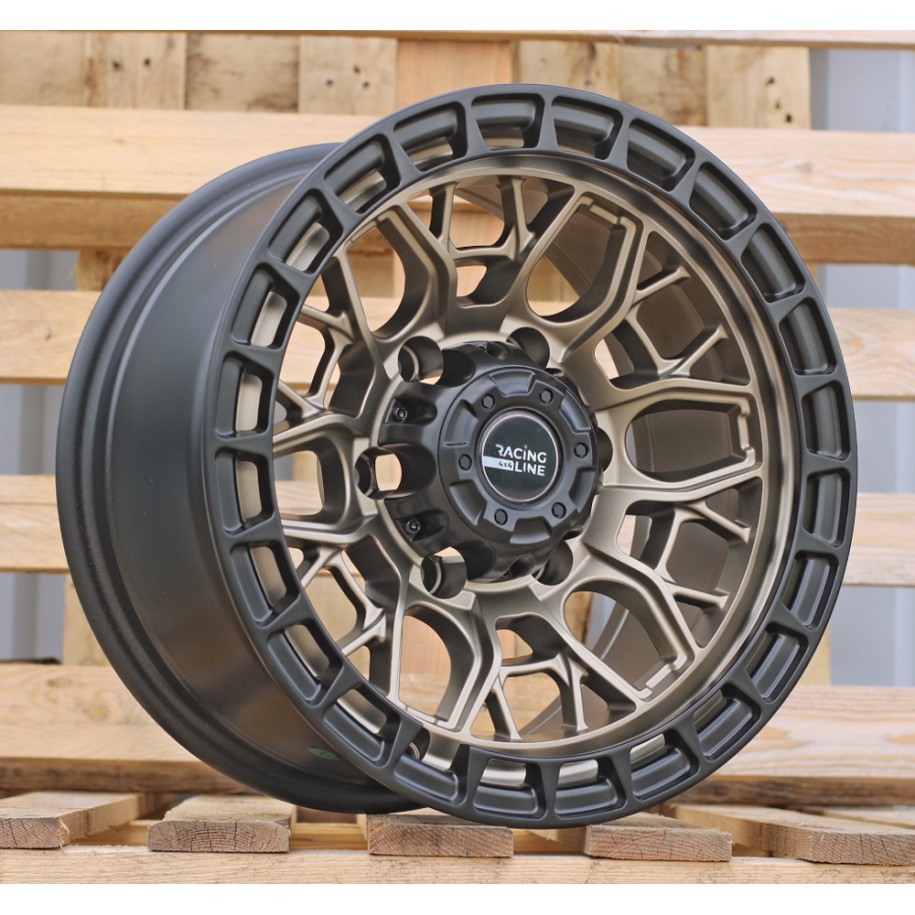 R15x8  6X139.7  ET  M10  110.1  A6274  Black Half Matt Dark Bronze (BLHMDBR)  For 4X4  (P)