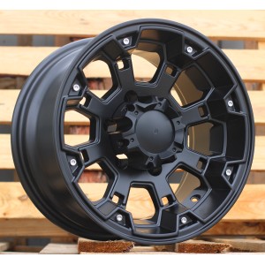 R15x8  6X139.7  ET  M10  110.1  A8068  Black Half Matt (BLHM)  For 4X4  (P)