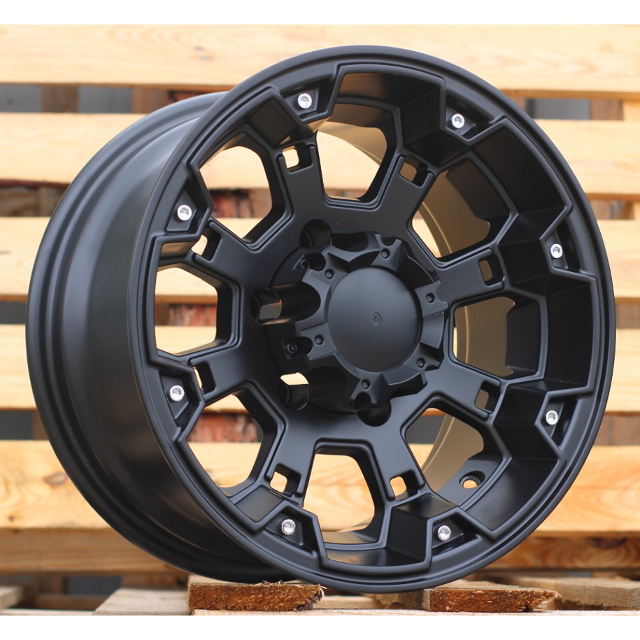 R15x8  6X139.7  ET  M10  110.1  A8068  Black Half Matt (BLHM)  For 4X4  (P)