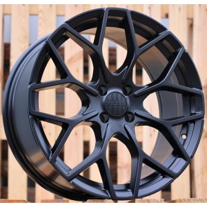 R16x5.5  3X112  ET  30  57.1  B1449  Black Half Matt (BLHM)  For SMART  (P2+Z2)  (HAXER Front+Rear)
