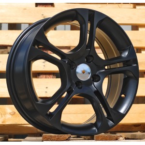 R16x6.5  4X100  ET  37  60.1  BK875  Black Half Matt (BLHM)  For RENAU  (L1)