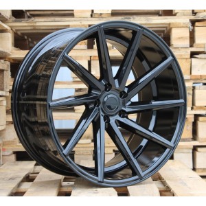 R16x6.5  4X100  ET  42  60.1  B1059  (BK885B)  Black (BL)  For RACIN  (R)  ((Right side) Style Vossen)