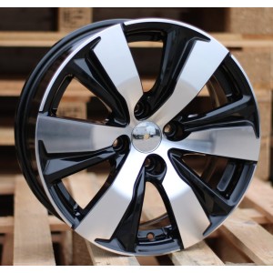 R16x6.5  4X108  ET  18  65.1  B1081  Black Polished (MB)  For PEUG  (P+Z4+Z3)