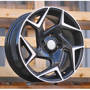 R16x6.5  4X108  ET  47  63.3  XE172  Black Polished (MB)  For FORD  (K4)