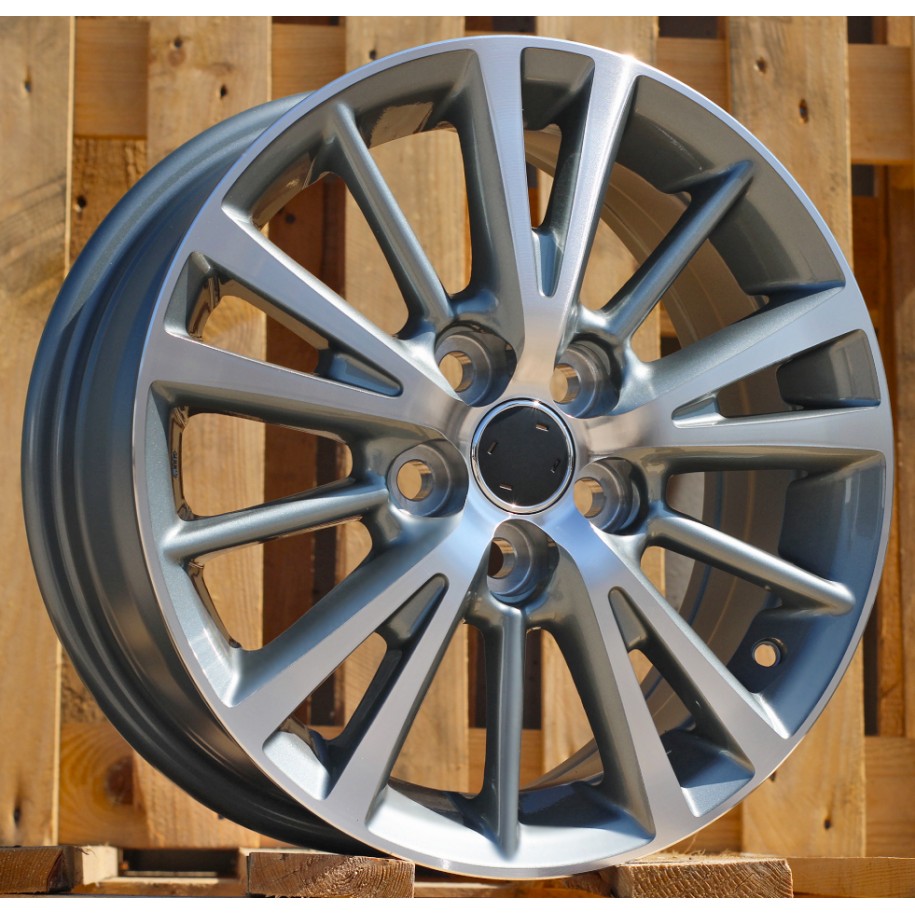 R16x6.5  5X100  ET  39  54.1  L1051  (IN0099)  Grey Polished (MG)  For TOYOT  (A)