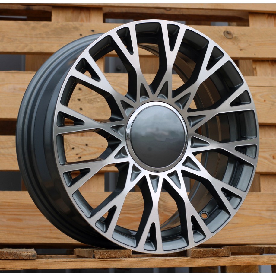 R16x6.5  4X98  ET  35  58.1  Y1283  Grey Polished (MG)  For FIAT  (Z7)  (NEW Model 500)