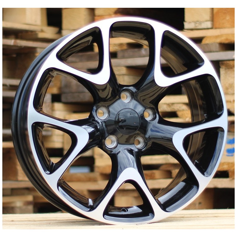 R16x6.5  5X105  ET  39  56.6  E236  (XF076)  Black Polished (MB)  For OPEL  (Z6)