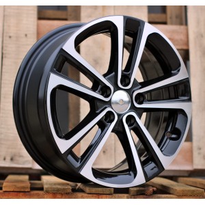 R16x6.5  5X108  ET  47  65.1  B5959  Black Polished (MB)  For CITRO  (R+K2)  (HYBRID FORGED)