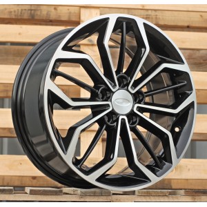 R16x6.5  5X108  ET  50  63.3  B5433  Black Polished (MB)  For FORD  (D2+R)