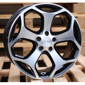 R16x6.5  5X108  ET  50  63.4  BK871  Black Polished (MB)  For FORD  (R)