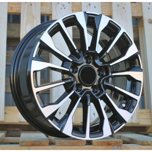 R16x6.5  5X110  ET  40  65.1  B1370  Black Polished (MB)  For FIAT  (Z7)
