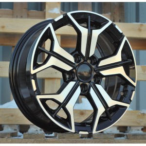 R16x6.5  5X114.3  ET  40  67.1  B5846  Black Polished (MB)  For KIA  (Z7)