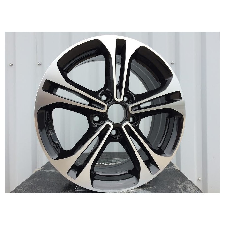 R16x6.5  5X114.3  ET  46  67.1  BK766  Black Polished (MB)  For HYUND  (R)