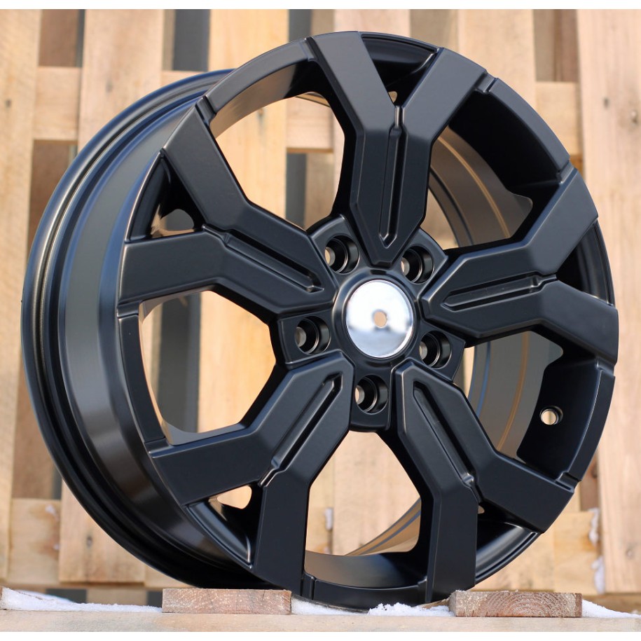 R16x6.5  5X114.3  ET  50  66.1  B1110  Black Half Matt (BLHM)  For DACIA  (R)  (New MODEL)