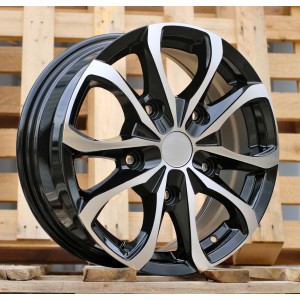R16x6.5  5X160  ET  56  65.1  FBX079  Black Polished (MB)  For FORD  (P2+Z6+L1)  (HYBRID FORGED)