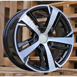R16x7  4X108  ET  25  65.1  B5514  Black Polished (MB)  For PEUG  (L4+L2)