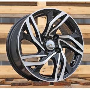 R16x7  4X108  ET  25  65.1  BK607  Black Polished (MB)  For CITRO  (P2+K2)