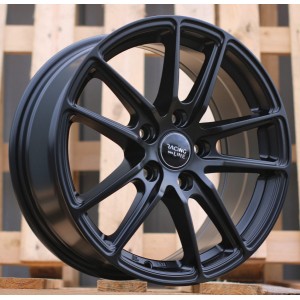 R16x7  5X100  ET  40  57.1  BK1155  Black Half Matt (BLHM)  For RACIN  (D2)
