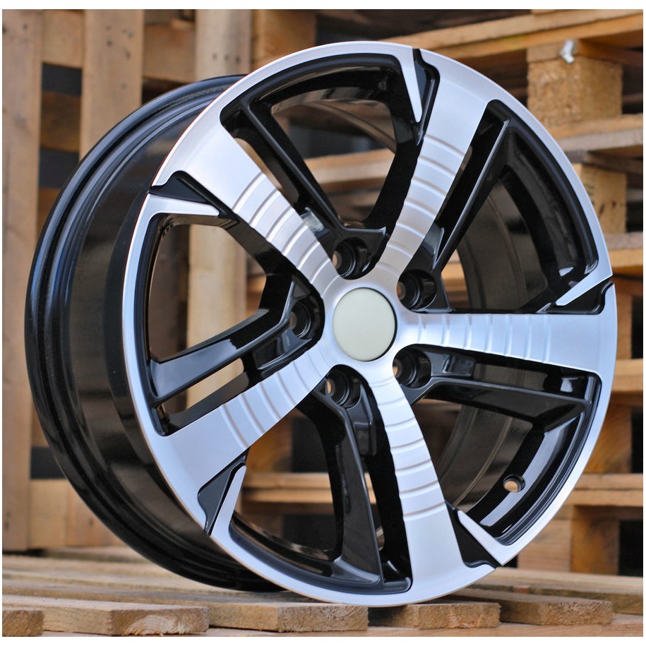 R16x7  5X108  ET  40  65.1  B5514  Black Polished (MB)  For PEUG  (R+K4)