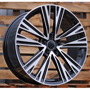 R16x7  5X112  ET  40  66.5  B1424  (FBX045)  Black Polished (MB)  For AUD  (Z5)  (HYBRID FORGED)