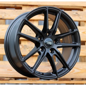 R16x7  5X112  ET  42  66.6  B1155  Black Half Matt (BLHM)  For RACIN  (P+R)  ((AKC 65 Eur))