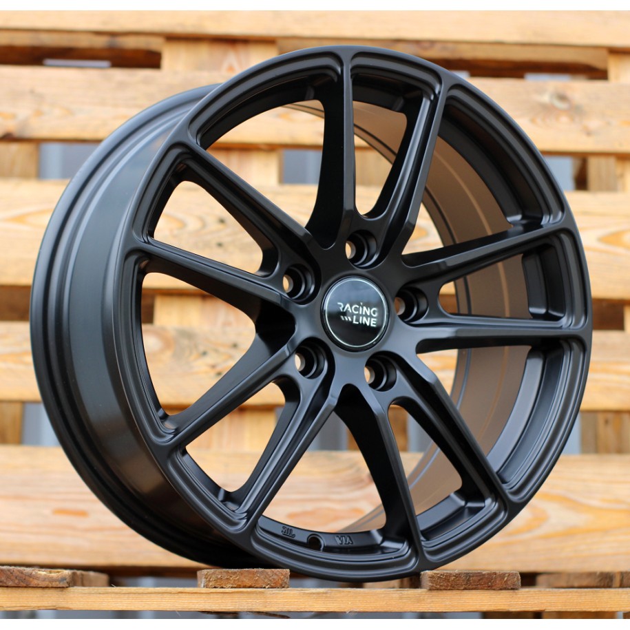R16x7  5X112  ET  42  66.6  B1155  Black Half Matt (BLHM)  For RACIN  (P+R)  ((AKC 65 Eur))