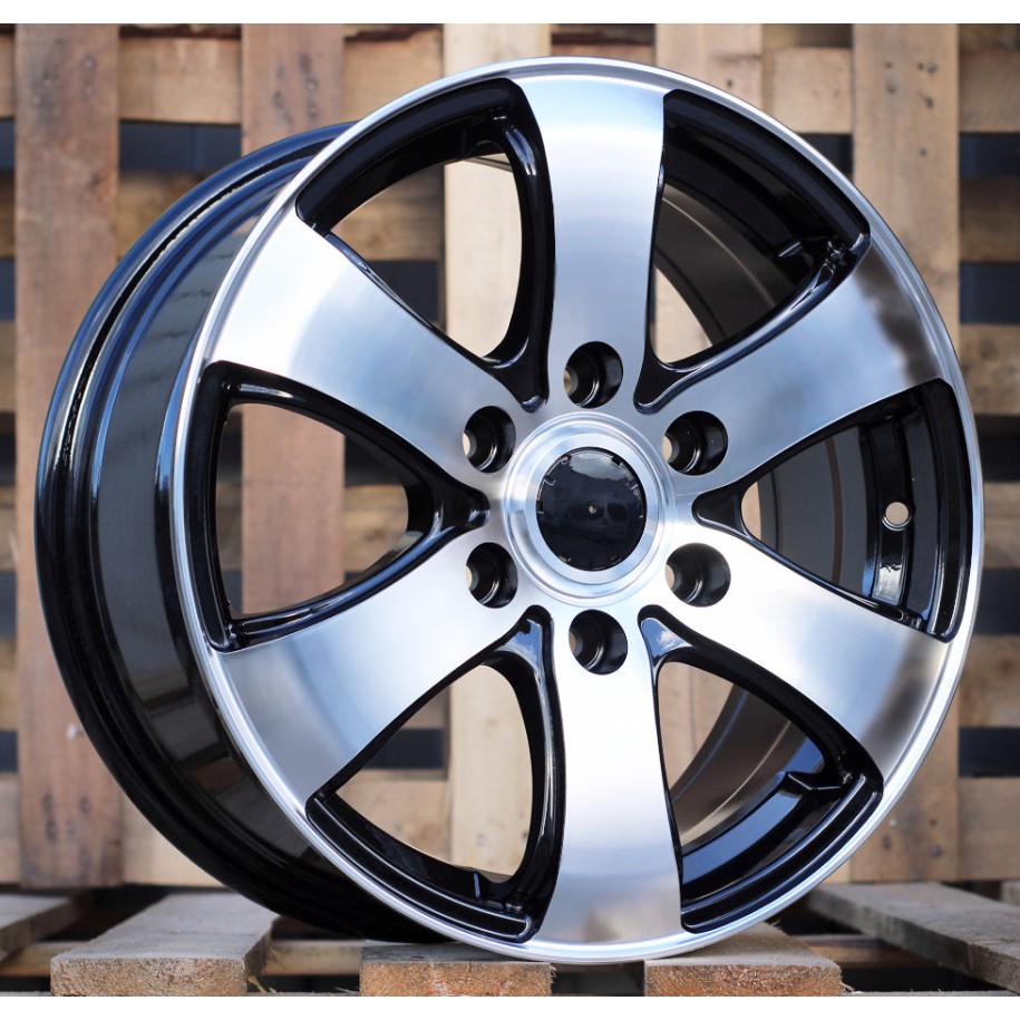 R16x7  5X118  ET  50  71.1  BK747  Black Polished (MB)  For OPEL  (R+L2+P)  (4x4 (max 1400kg))