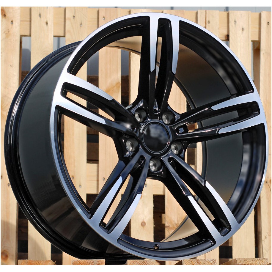R16x7  5X120  ET  35  72.6  BK855  (BY1121)  Black Polished (MB)  For BMW  (Z2)