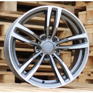R16x7  5X120  ET  40  72.6  BK855  (BY1121)  Grey Polished (MG)  For BMW  (Z3)
