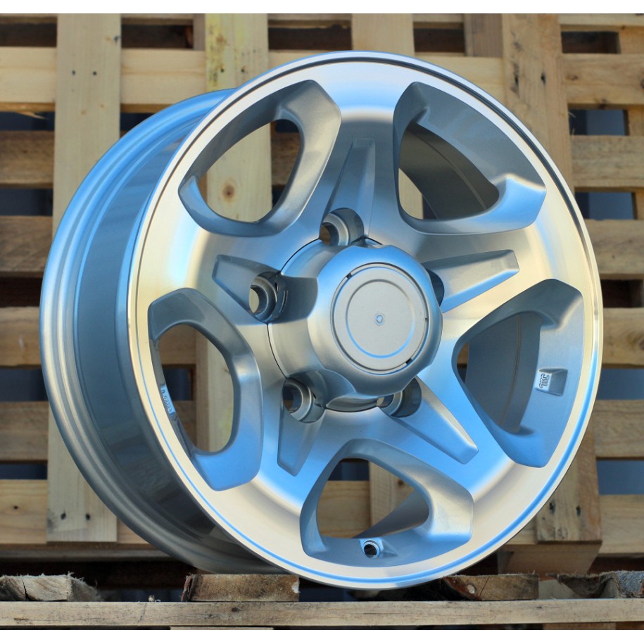 R16x7  5X150  ET  0  110.1  JT296  Machined Silver (MS)  For 4X4  (K3)