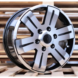 R16x7  6X130  ET  55  84.1  BK562  Black Polished (MB)  For MER  (P+Z7)  ((max 1400kg))