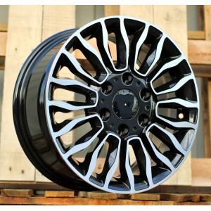 R16x7  6X130  ET  50  84.1  B2419  Black Polished (MB)  For MER  (Z2)