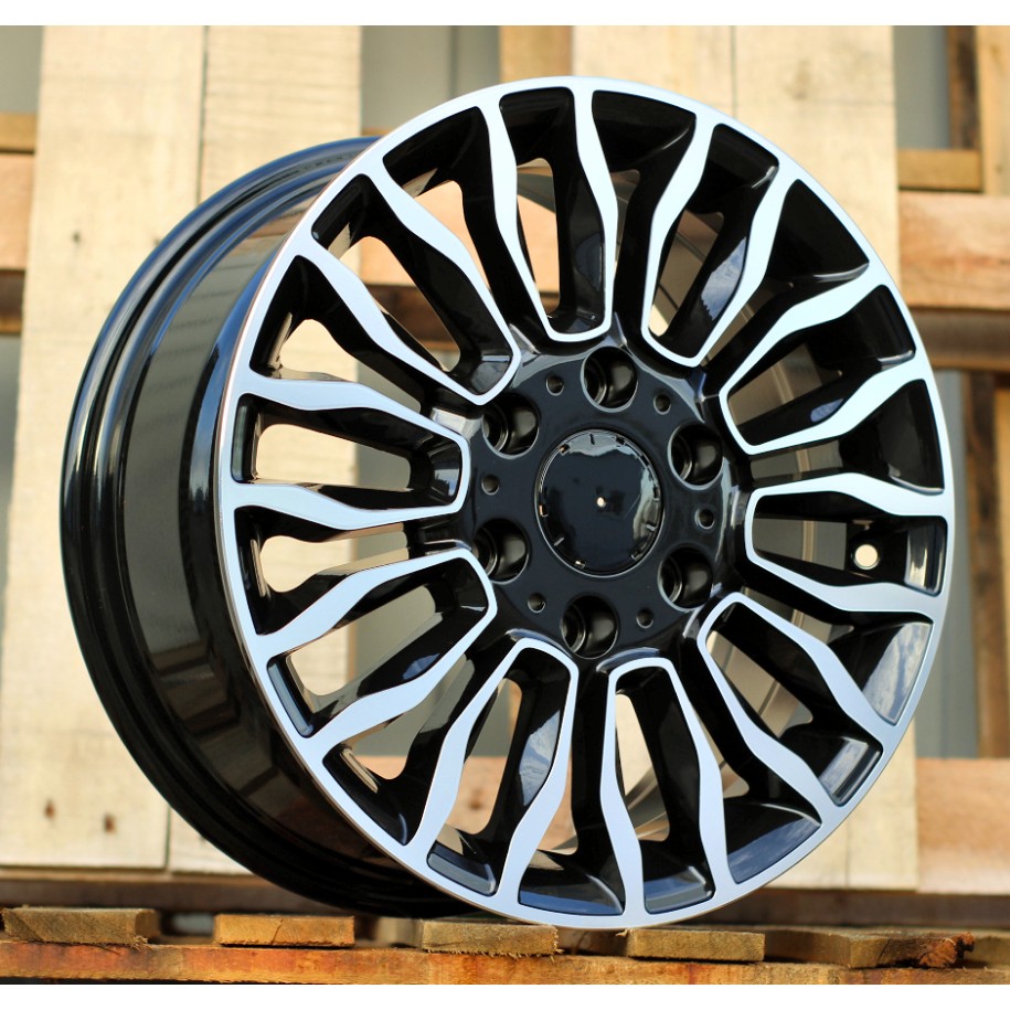 R16x7  6X130  ET  50  84.1  B2419  Black Polished (MB)  For MER  (Z2)