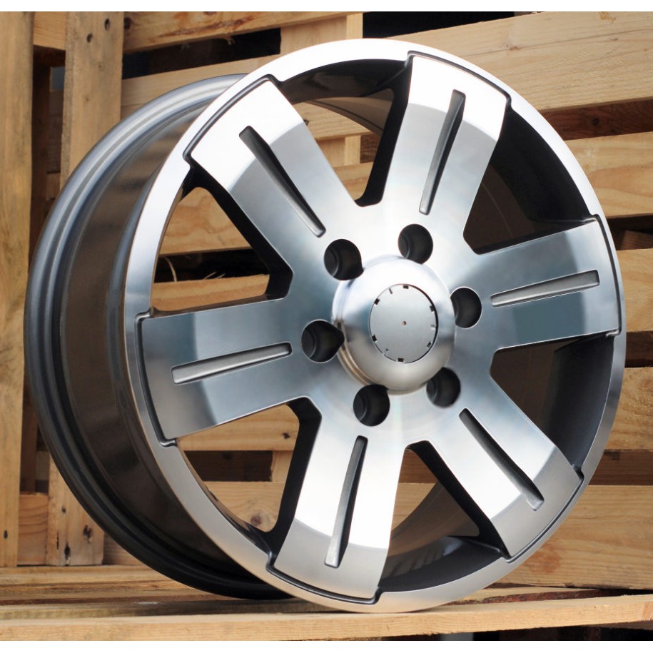 R16x7  6X130  ET  55  84.1  BK562  Grey Polished (MG)  For MER  (P)  ((max 1400kg))