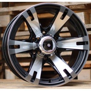 R16x8  5X114.3  ET  M10  83.1  BK311  Black Polished (MB)  For 4X4  (R)