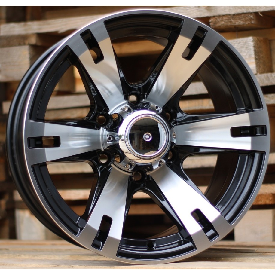 R16x8  5X114.3  ET  M10  83.1  BK311  Black Polished (MB)  For 4X4  (R)