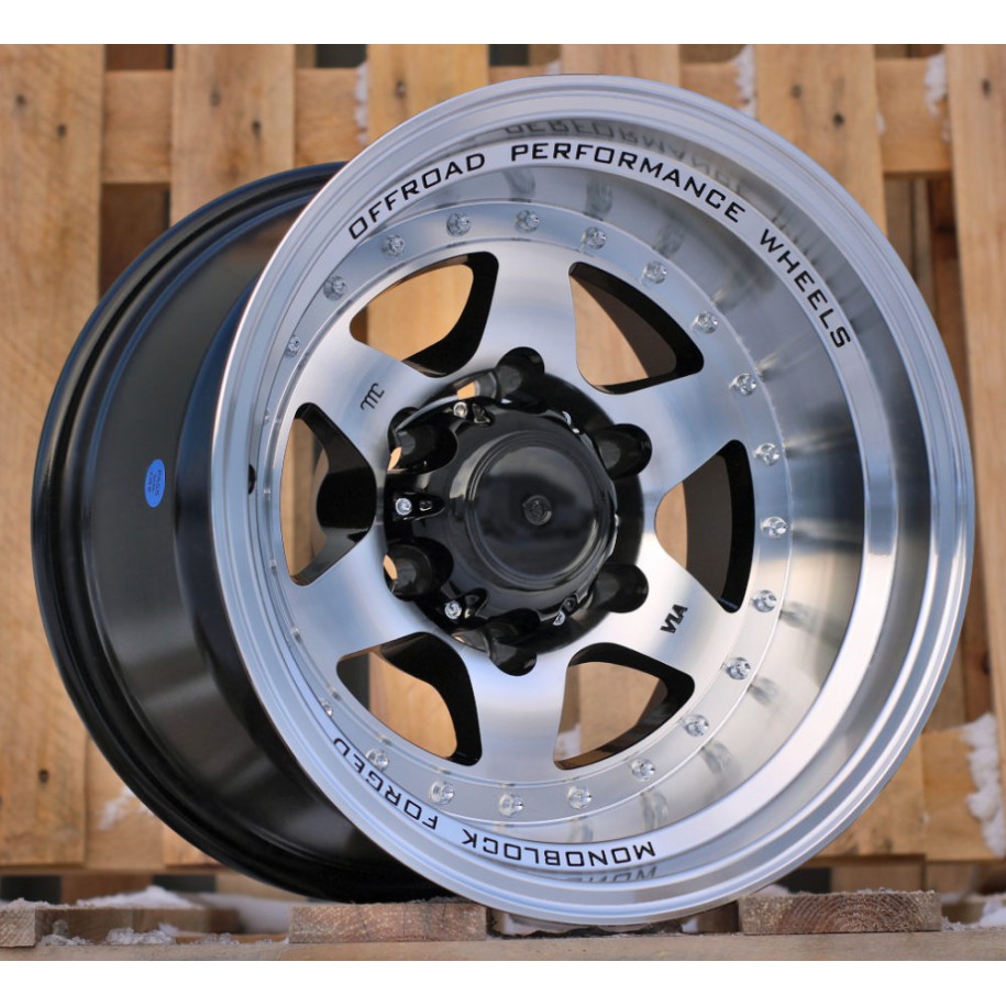 R16x8  5X127  ET  0  87.1  L2156  Black Polished (MB)  For 4X4  (P1)