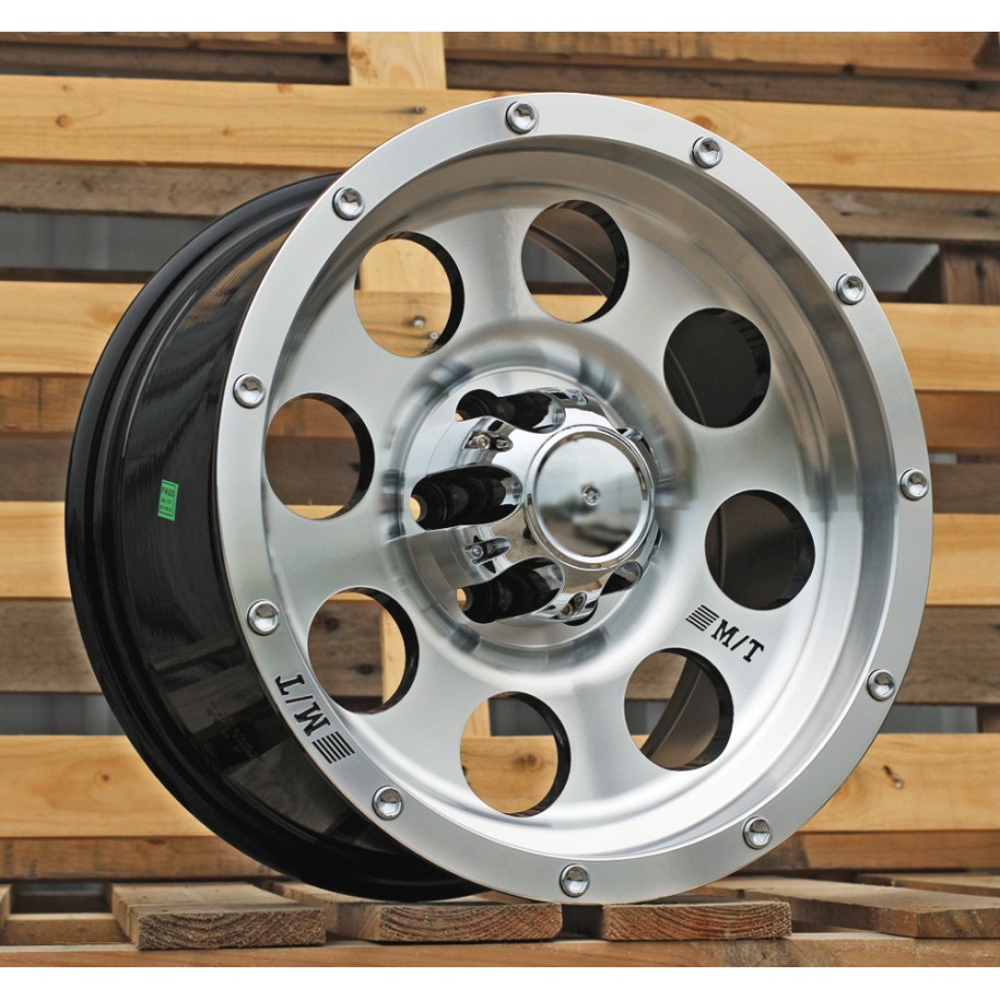 R16x8  6X114.3  ET  0  66.1  QC812  Black Polished (MB)  For 4X4  (K7)  ((AKC 65 Eur))