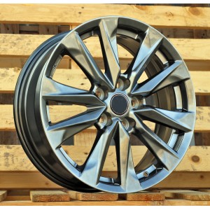 R17x6.5  5X114.3  ET  35  60.1  H3341F  Hyper Black (HB)  For TOYOT  (M+K7)  (HYBRID FORGED)